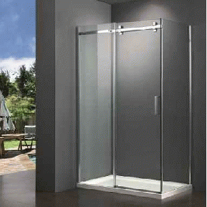 Square Big Roller Shower Enclosure